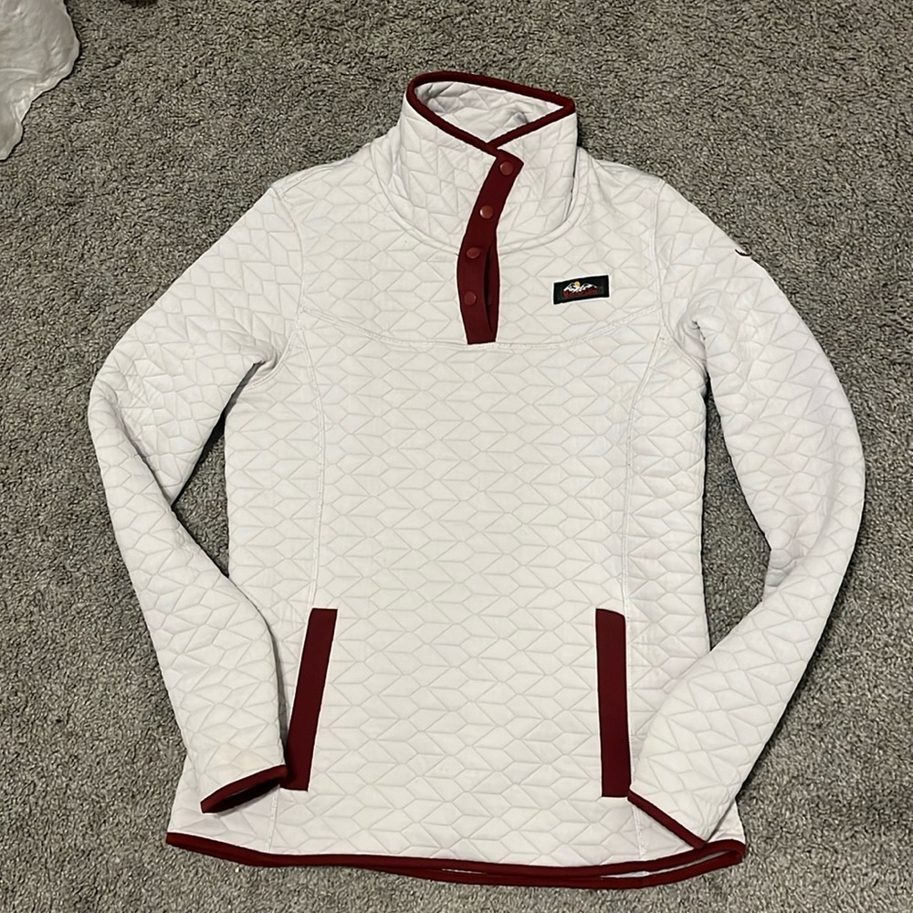 Moosejaw Quilted Snap Collar Pullover